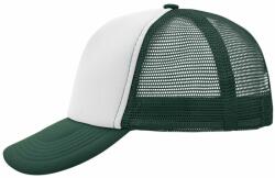 Daiber Șapcă 5 panele MB070 - Albă / verde închis | uni (MB070-1713383)