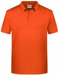Daiber Tricou polo pentru bărbați din bumbac organic 8010 - Închisă oranj | L (8010-1755462)