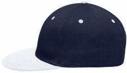 Daiber Șapcă două culori Flatpeak MB6581 - Albastru închis / albă | uni (MB6581-1713319)