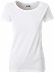 Daiber Tricou clasic de damă din bumbac organic 8007 - Albă | XS (8007-1743412)