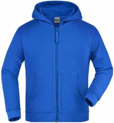 James & Nicholson (Daiber) Hanorac pentru copii cu fermoar și glugă JN059k - Albastru regal | XXL (1-JN059K-146405)