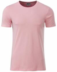 Daiber Tricou clasic pentru bărbați din bumbac organic 8008 - Roz fin | S (8008-1755285)