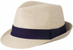 Myrtle Beach Pălărie de vară MB6564 - Naturală / albastru închis | S/M (MB6564-1697750)