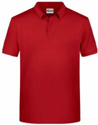 Daiber Tricou polo pentru bărbați din bumbac organic 8010 - Roșie | M (8010-1755521)