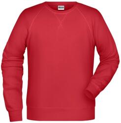 Daiber Hanorac pentru bărbați fără glugă din bumbac bio 8022 - Roșie | M (8022-1780344)