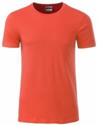 James & Nicholson (Daiber) Tricou clasic pentru bărbați din bumbac organic 8008 - Coral | XXL (1-8008-1755154)