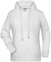 Daiber Hanorac de damă cu glugă din bumbac bio 8023 - Albă | XL (8023-1780559)