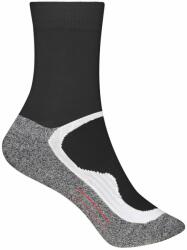 Daiber Șosete sport înalte JN211 - Neagră / neagră | 42-44 (JN211-150363)