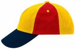 Myrtle Beach Șapcă pentru copii 5P MB7010 - Aurie galbenă / albastru regal / roșie / albastru închis (MB7010-7996)