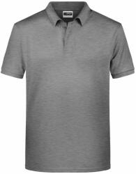 Daiber Tricou polo pentru bărbați din bumbac organic 8010 - Gri prespălat | S (8010-1755475)