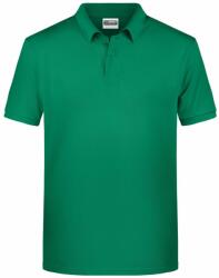 Daiber Tricou polo pentru bărbați din bumbac organic 8010 - Verde irlandeză | XL (8010-1755483)