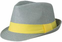Daiber Pălărie de vară MB6564 - Deschisă gri / galbenă | L/XL (MB6564-1700323)