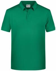 James & Nicholson Tricou polo pentru bărbați din bumbac organic 8010 - Verde irlandeză | M (1-8010-1755481)