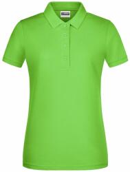 Daiber Tricou polo pentru femei din bumbac organic 8009 - Limo verde | 2XL (8009-1755384)