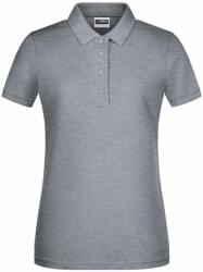Daiber Tricou polo pentru femei din bumbac organic 8009 - Gri prespălat | 2XL (8009-1755364)