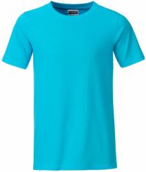 Daiber Tricou clasic pentru băieți din bumbac organic 8008B - Turcoaz | 2XL (8008B-1755096)
