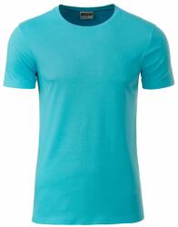 Daiber Tricou clasic pentru bărbați din bumbac organic 8008 - Pacific | XL (8008-1755253)