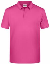 James & Nicholson Tricou polo pentru bărbați din bumbac organic 8010 - Roz | M (1-8010-1755516)