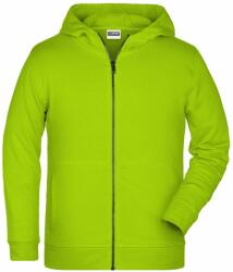Daiber Hanorac pentru copii cu fermoar din bumbac bio 8026k - Galben verzui | XS (8026K-1781017)