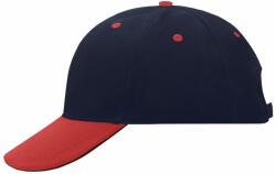 Daiber Șapcă promoțională cu 6 panele tip sandwich MB024 - Albastru închis / roșie / albastru închis | uni (MB024-26212)