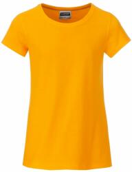 Daiber Tricou clasic de fată din bumbac organic 8007G - Aurie galbenă | L (8007G-1754908)
