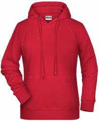 Daiber Hanorac de damă cu glugă din bumbac bio 8023 - Roșie | 3XL (8023-1782951)