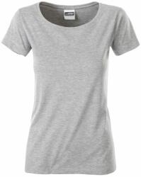 Daiber Tricou clasic de damă din bumbac organic 8007 - Gri prespălat | M (8007-1743401)