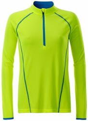 Daiber Tricou functional de damă cu mânecă lungă JN497 - Galben deschis / albastru deschis | 2XL (JN497-1752268)