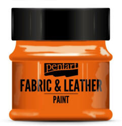 Pentacolor Pentart Textil- és bőrfesték 50 ml - narancs