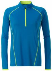 Daiber Tricou functional de damă cu mânecă lungă JN497 - Albastru deschis / galben deschis | L (JN497-1752242)
