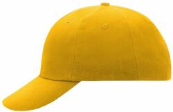 Myrtle Beach Șapcă promoțională cu 6 panele MB6111 - Aurie galbenă | uni (MB6111-21943)
