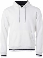 Daiber Hanorac pentru bărbați cu glugă Club JN778 - Albă / albastru închis | 3XL (JN778-1767574)