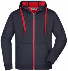 Daiber Hanorac de bărbați din două culori JN355 - Albastru închis / roșie | 3XL (JN355-118543)