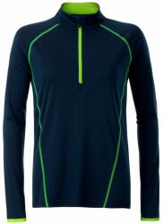 Daiber Tricou functional de damă cu mânecă lungă JN497 - Albastru închis / galben deschis | M (JN497-1752277)