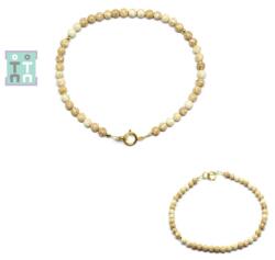  Bratara Magnezit - Diametru 54 mm - Rotund Accesorii Gold Filled - 3, 6 - 3, 7 mm - 1 Buc