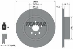 TEXTAR Disc frana TEXTAR PRO 92169503 (92169503)
