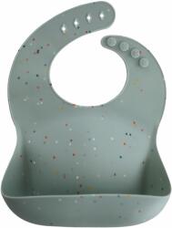 mushie Baveta din silicon, Cambridge Blue Confetti- Mushie Bavata