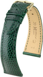 Hirsch Curea verde din piele Hirsch London M 04366140-1 (Piele de șopârlă) Hirsch selection 14 mm