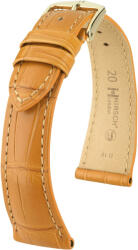 Hirsch Curea maro închis din piele Hirsch London M 04307175-1 (Piele de aligator) Hirsch selection 14 mm