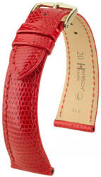 Hirsch Curea roșie din piele Hirsch London M 04266120-1 (Piele de șopârlă) Hirsch Selection 16 mm