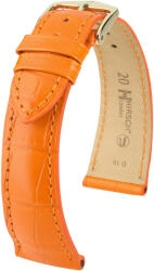 Hirsch Curea portocalie din piele Hirsch London L 04307076-1 (Piele de aligator) Hirsch selection 19 mm
