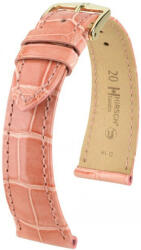 Hirsch Curea roz din piele Hirsch London L 04207023-1 (Piele de aligator) Hirsch Selection 20 mm (spona 16mm)