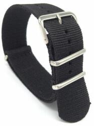Ricardo Curea din nailon Ricardo, negru, NATO 24 mm
