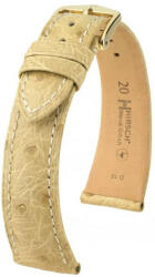 Hirsch Curea bej din piele Hirsch Massai Ostrich L 04262090-1 (Piele de ștruț) Hirsch Selection 21 mm