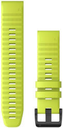 Garmin Curea Garmin QuickFit 22mm, silicon, galben, cataramă neagră (Fenix 7/6/5, Epix 2, MARQ)