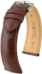 Hirsch Curea maro din piele Hirsch Genuine Alligator L10220719-2 (Piele de aligator) 18 mm