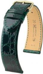 Hirsch Curea verde din piele Hirsch Genuine Croco L 01808040-1 (Piele de crocodil) Hirsch Selection 20 mm