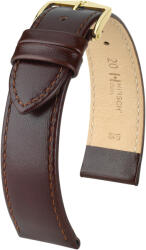 Hirsch Curea maro închis din piele Hirsch Osiris L 03475010-1 (Piele de vițel) 18 mm