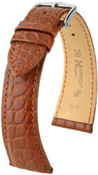 Hirsch Curea maro din piele Hirsch Regent L 04107079-2 (Piele de aligator) Hirsch Selection 18 mm