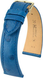 Hirsch Curea albastră din piele Hirsch Massai Ostrich L 04362085-1 (Piele de ștruț) Hirsch selection 19 mm